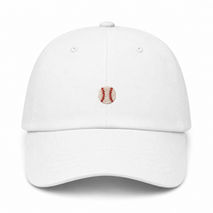 Baseball Dad Hat white product image