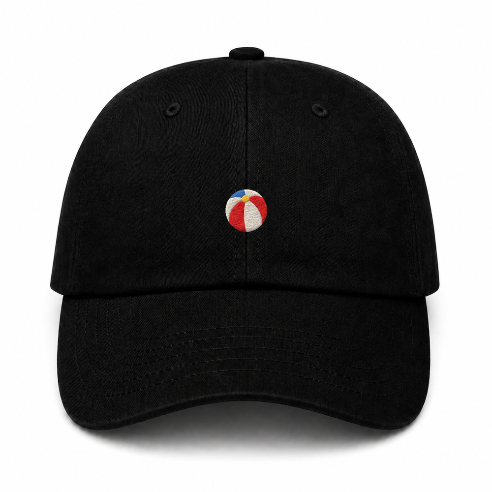 Beach Ball Dad Hat black product image