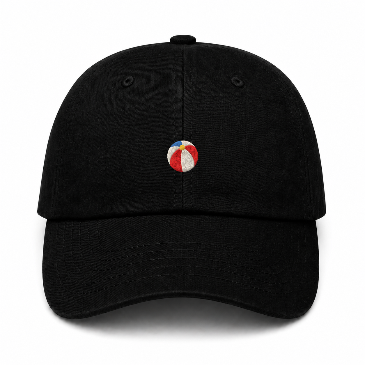 Beach Ball Dad Hat black product image