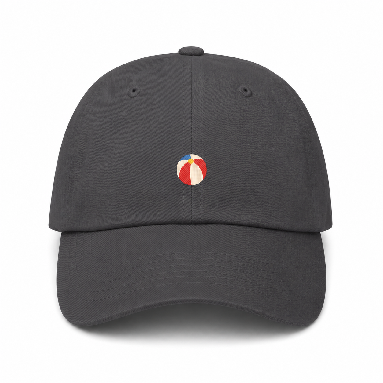 Beach Ball Dad Hat grey product image