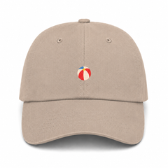Beach Ball Dad Hat Stone product image