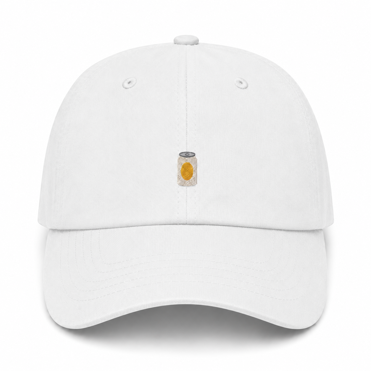 Beer Can Dad Hat white product image