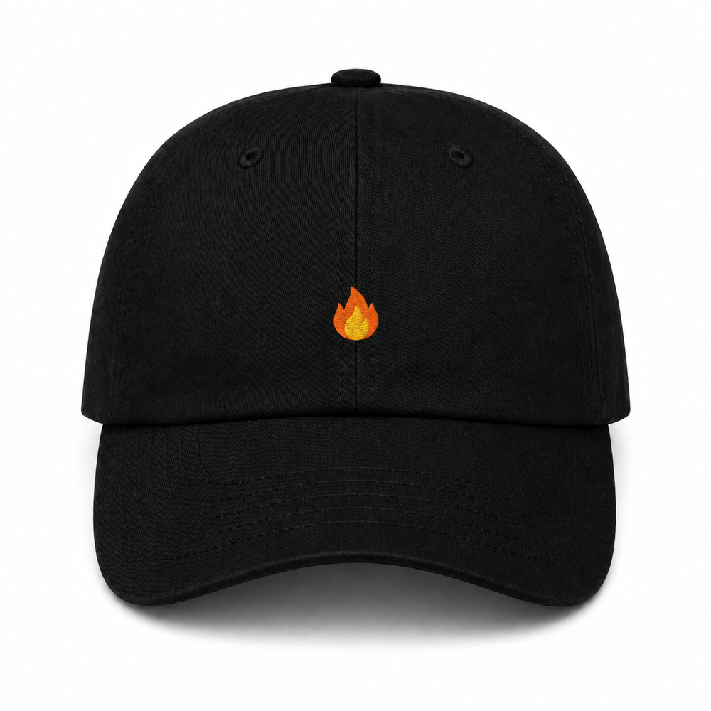 Flame Dad Hat black product image