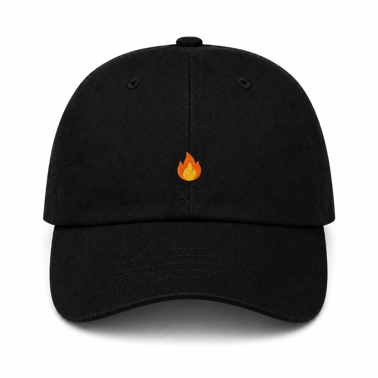 Flame Dad Hat black product image