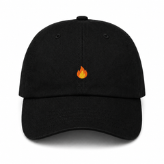 Flame Dad Hat black product image