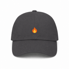 Flame Dad Hat grey product image