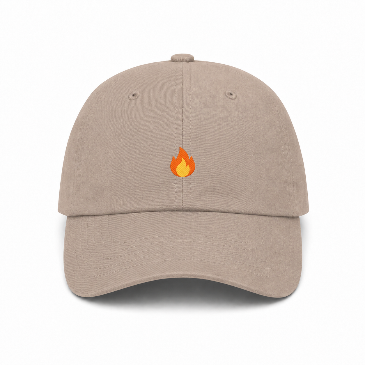 Flame Dad Hat Stone product image