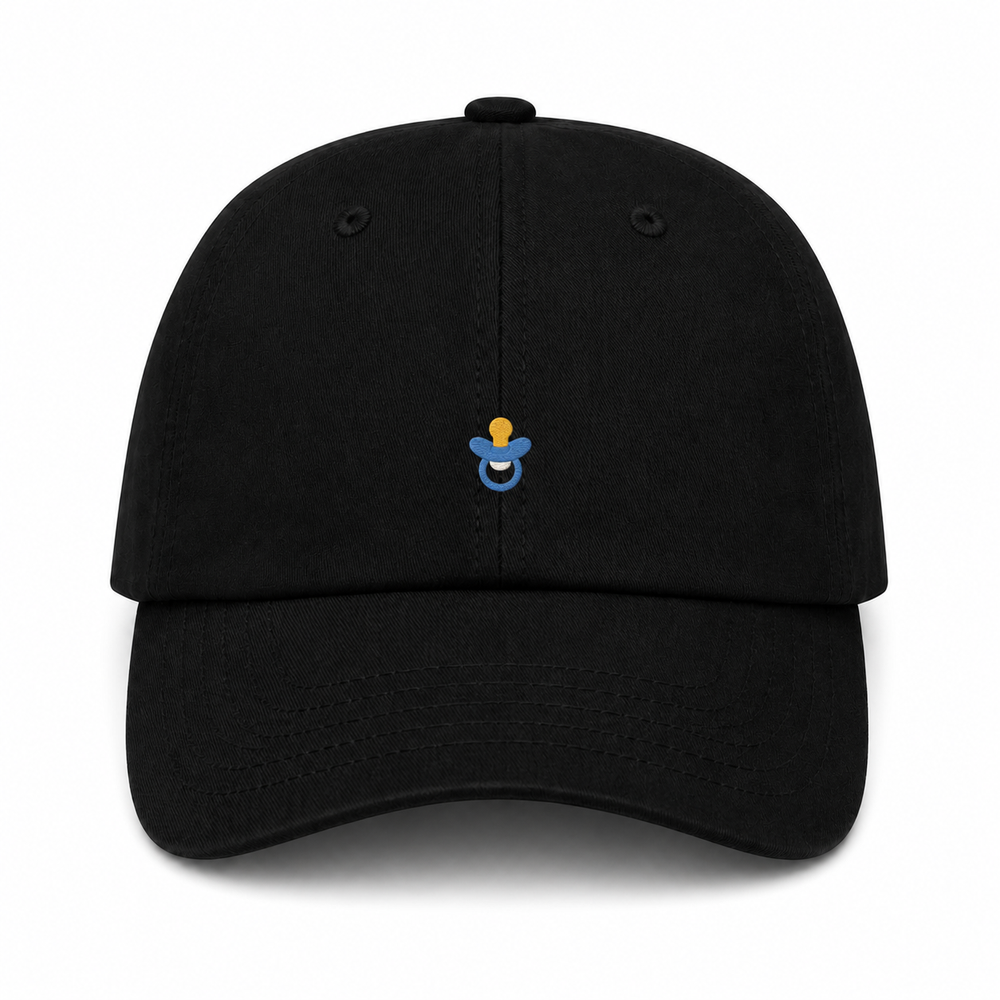 Pacifier Dad Hat black product image