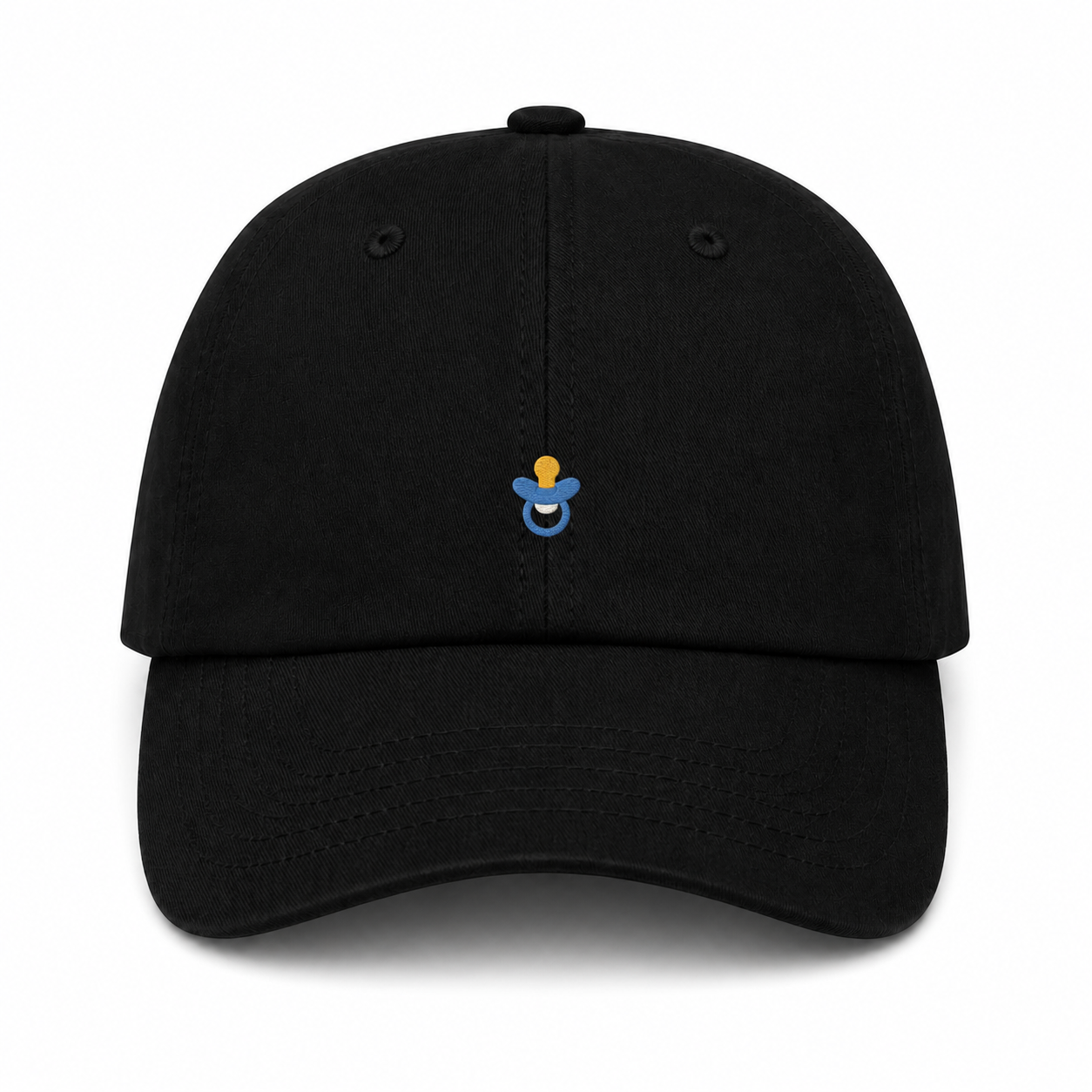 Pacifier Dad Hat black product image