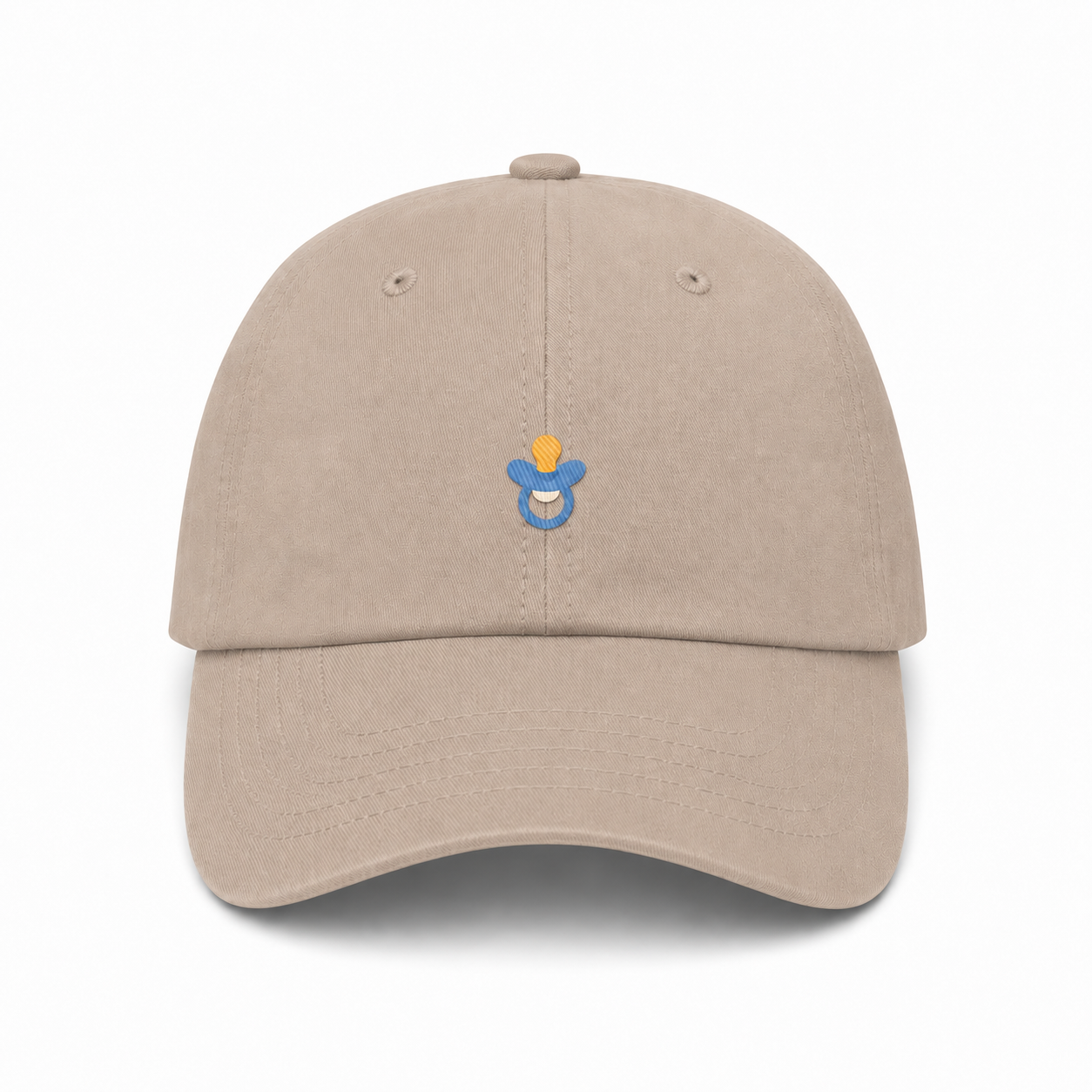 Pacifier Dad Hat Stone product image