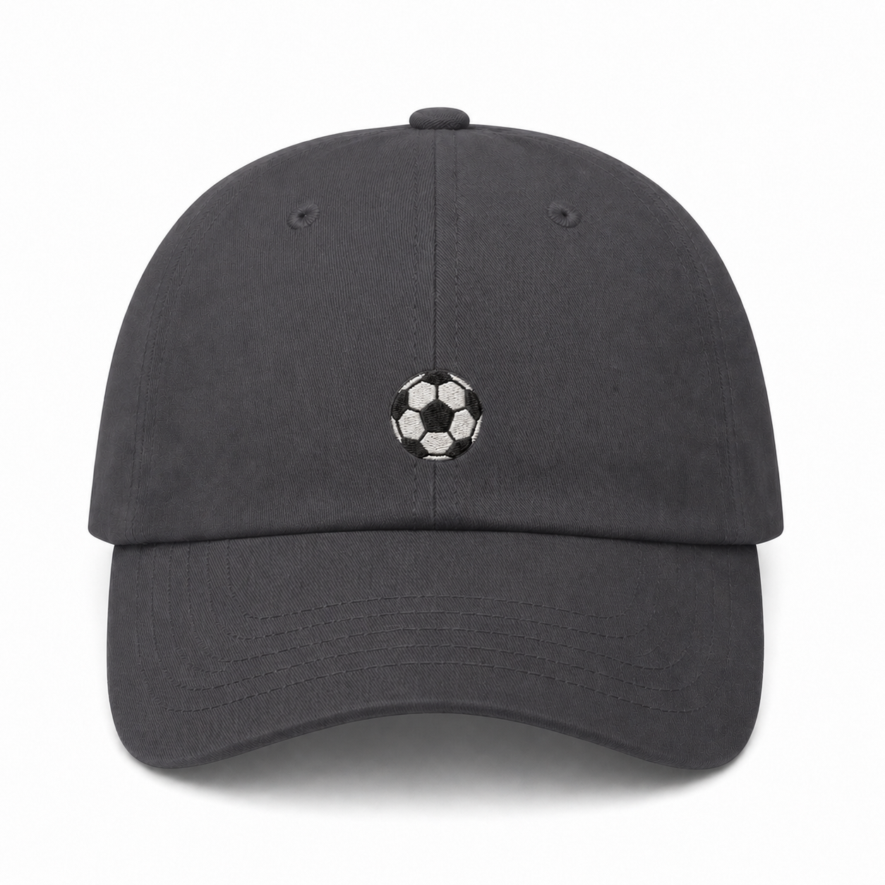 Soccer Ball Dad Hat grey product image