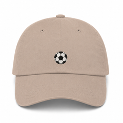 Soccer Ball Dad Hat Stone product image