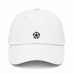 Soccer Ball Dad Hat white product image