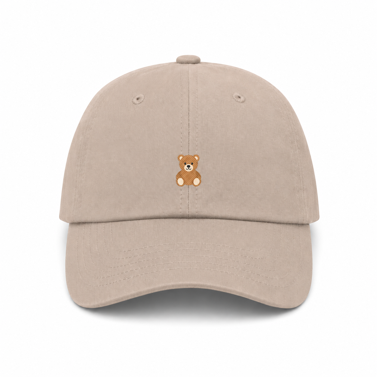 Teddy Bear Dad Hat Stone product image