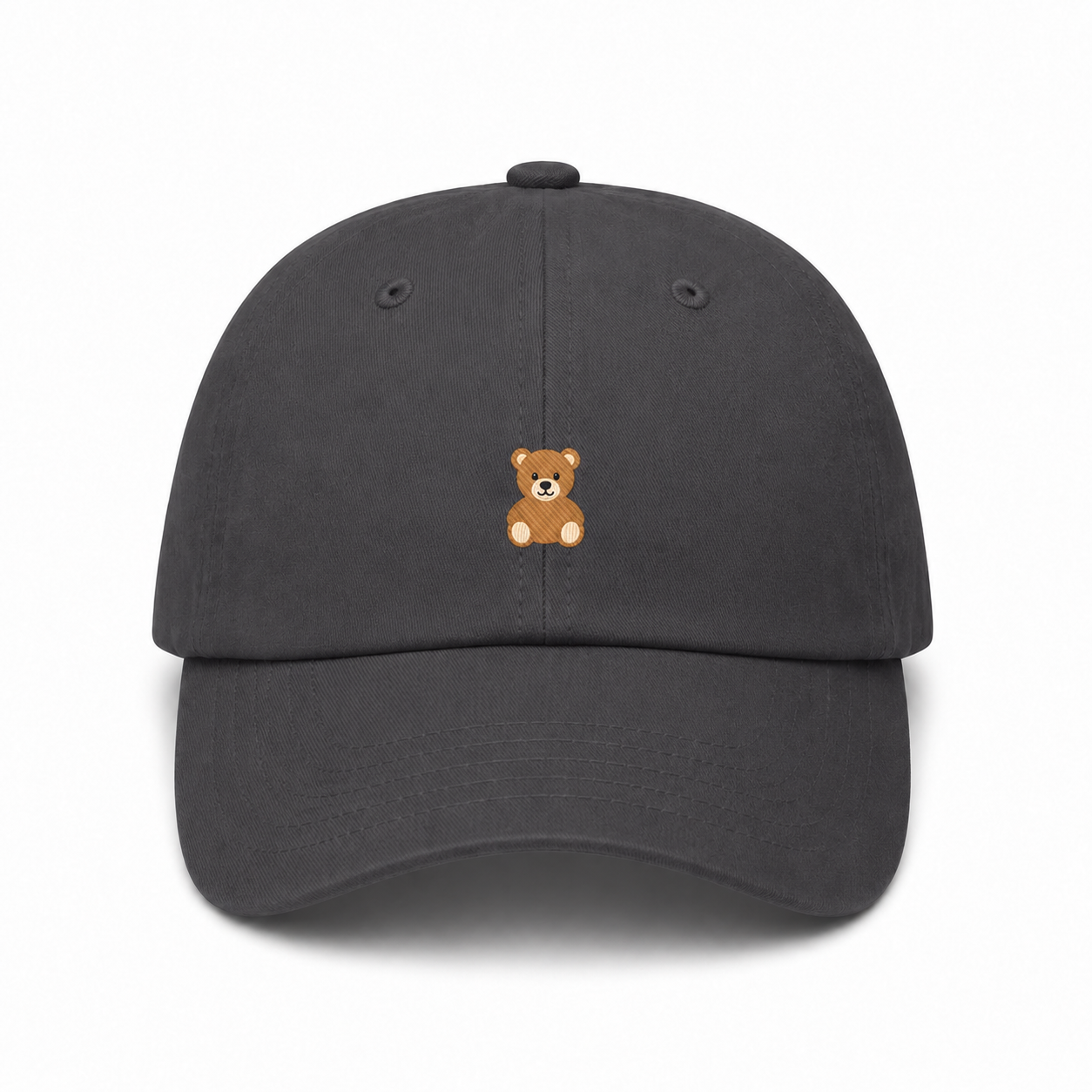 Teddy Bear Dad Hat grey product image